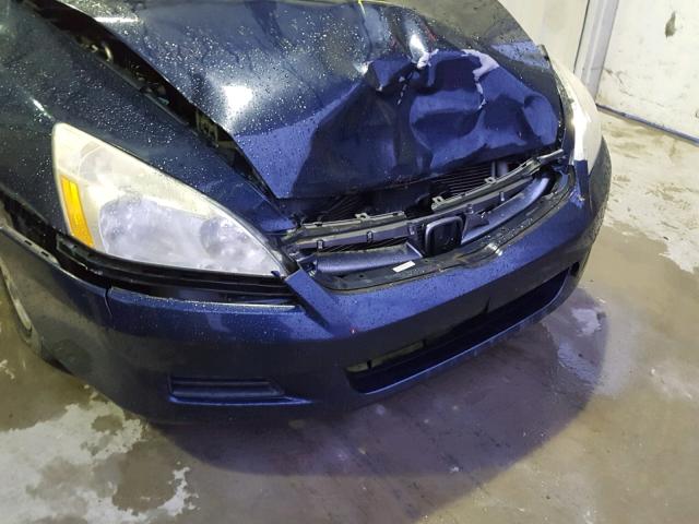 1HGCM56166A015167 - 2006 HONDA ACCORD VAL BLUE photo 9