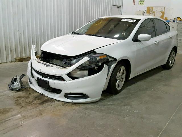 1C3CDFBAXGD623398 - 2016 DODGE DART SXT WHITE photo 2