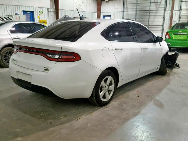 1C3CDFBAXGD623398 - 2016 DODGE DART SXT WHITE photo 4