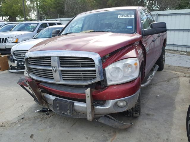 3D7ML38A28G101805 - 2008 DODGE RAM 3500 S MAROON photo 2