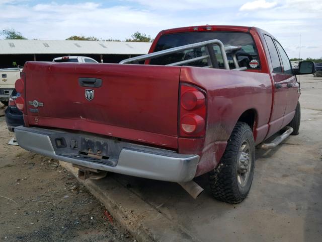 3D7ML38A28G101805 - 2008 DODGE RAM 3500 S MAROON photo 4