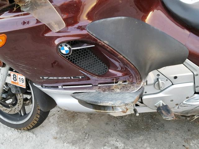 WB10555A2XZD70226 - 1999 BMW K1200 LT BURGUNDY photo 7