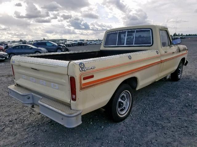 F15GREC4996 - 1979 FORD F-100 YELLOW photo 4