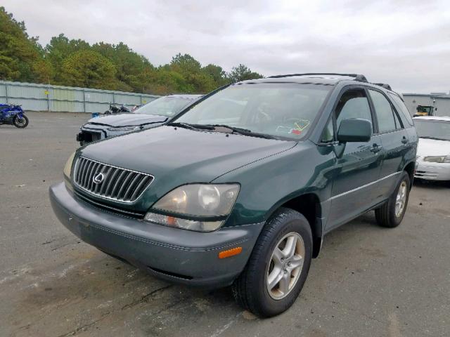 JT6HF10U1Y0150356 - 2000 LEXUS RX 300 GREEN photo 2