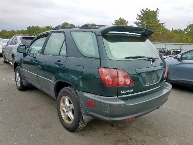 JT6HF10U1Y0150356 - 2000 LEXUS RX 300 GREEN photo 3