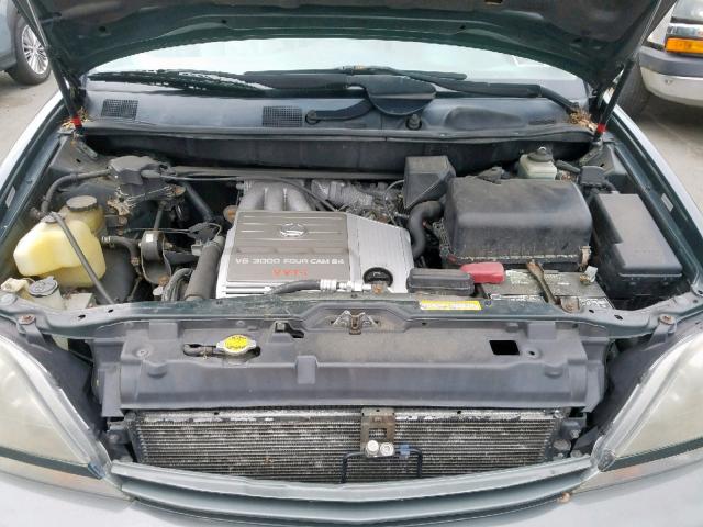 JT6HF10U1Y0150356 - 2000 LEXUS RX 300 GREEN photo 7