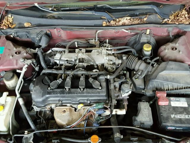 3N1CB51AX2L550570 - 2002 NISSAN SENTRA GXE BURGUNDY photo 7