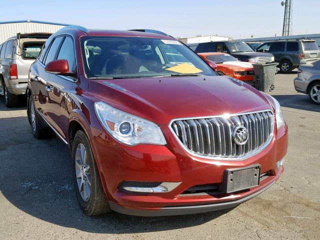 5GAKRBKDXFJ334809 - 2015 BUICK ENCLAVE RED photo 1