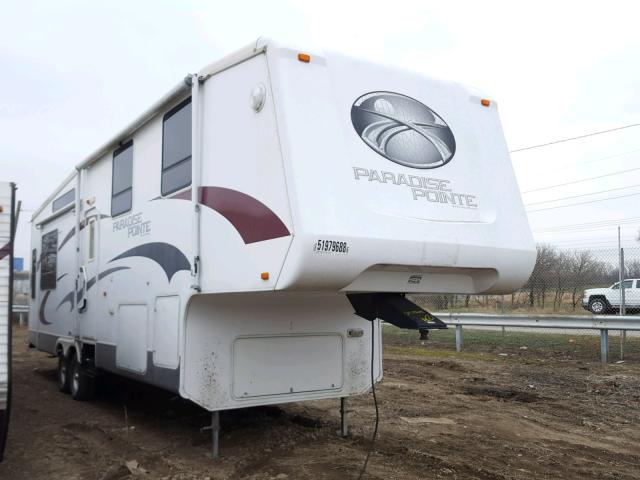 4V0FC34247E001976 - 2007 CROS 5TH WHEEL WHITE photo 1