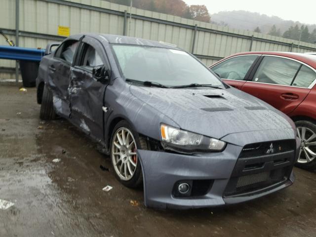 JA32W8FV5BU013989 - 2011 MITSUBISHI LANCER EVO GRAY photo 1