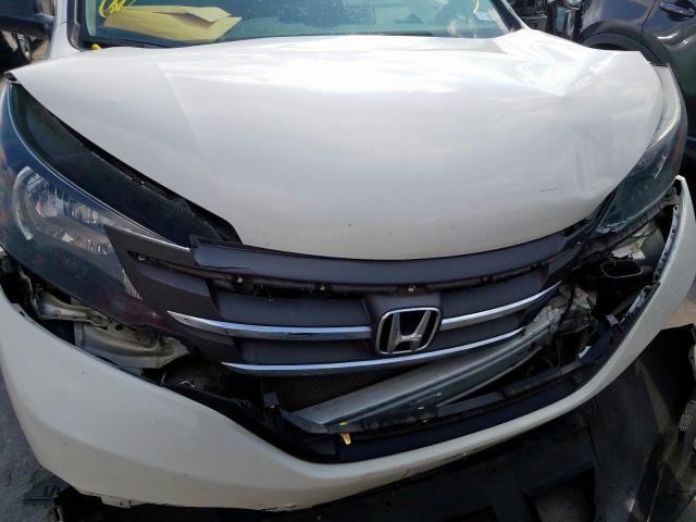 5J6RM3H34EL004547 - 2014 HONDA CR-V LX WHITE photo 7