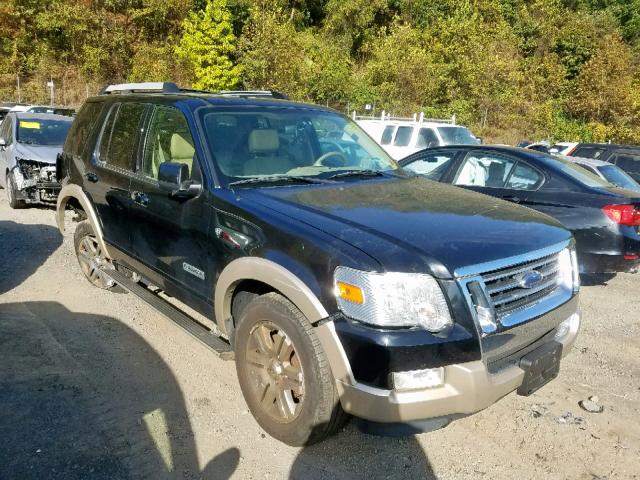 1FMEU74807UA93152 - 2007 FORD EXPLORER E BLACK photo 1