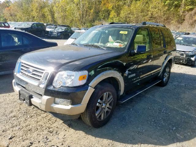 1FMEU74807UA93152 - 2007 FORD EXPLORER E BLACK photo 2