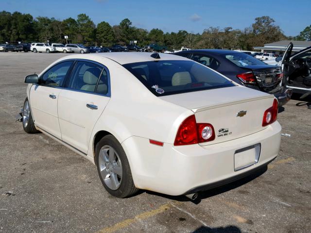 1G1ZD5E08CF326334 - 2012 CHEVROLET MALIBU 2LT WHITE photo 3