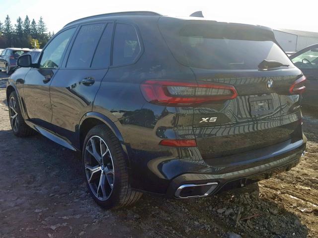 5UXCR6C51KLL09814 - 2019 BMW X5 XDRIVE4 BLUE photo 3