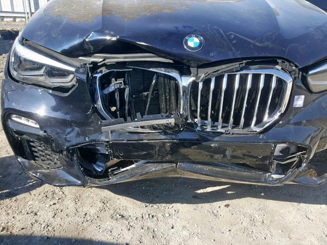 5UXCR6C51KLL09814 - 2019 BMW X5 XDRIVE4 BLUE photo 9