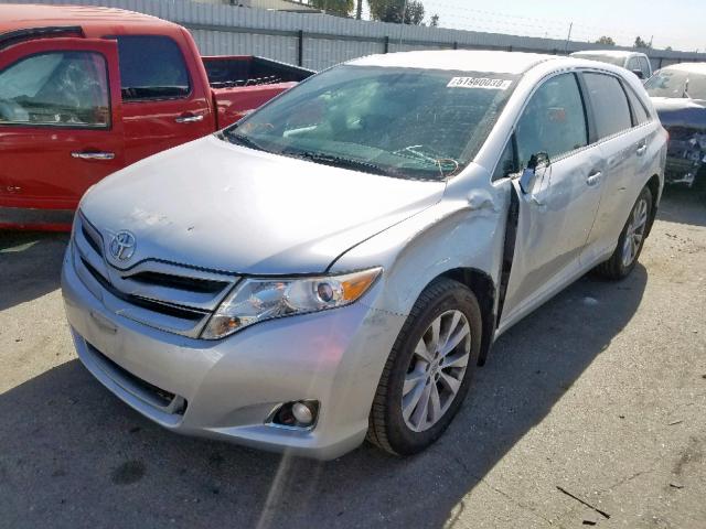 4T3ZA3BB8DU071839 - 2013 TOYOTA VENZA LE SILVER photo 2