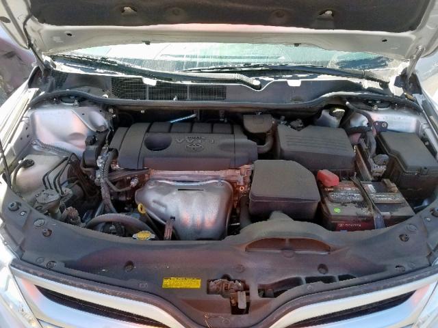 4T3ZA3BB8DU071839 - 2013 TOYOTA VENZA LE SILVER photo 7