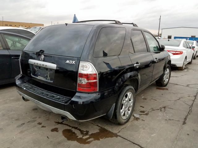 2HNYD18655H521248 - 2005 ACURA MDX TOURIN BLACK photo 4