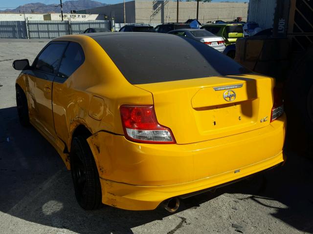 JTKJF5C78C3026902 - 2012 TOYOTA SCION TC YELLOW photo 3