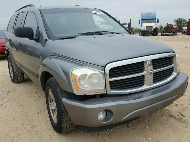 1D4HD48N86F149182 - 2006 DODGE DURANGO SL GRAY photo 1