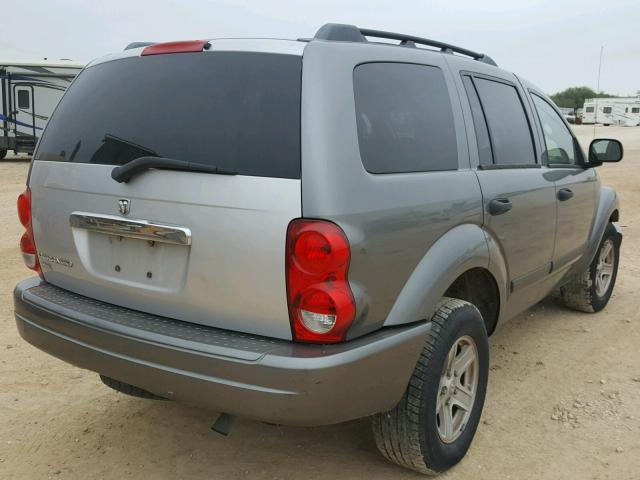 1D4HD48N86F149182 - 2006 DODGE DURANGO SL GRAY photo 4