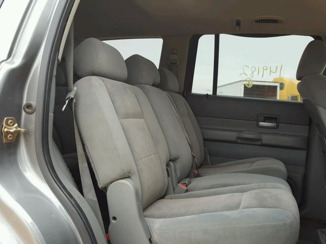 1D4HD48N86F149182 - 2006 DODGE DURANGO SL GRAY photo 6