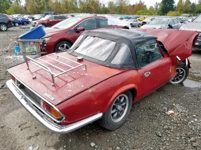 FK6881L0 - 1971 TRIUMPH CAR SPITFIRE RED photo 4