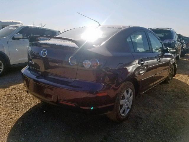 JM1BK12F571628795 - 2007 MAZDA 3 I PURPLE photo 4