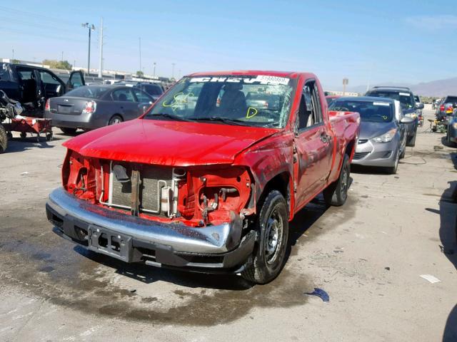 1GCCS14EX88203090 - 2008 CHEVROLET COLORADO RED photo 2