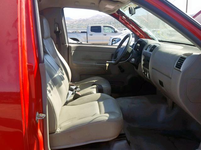 1GCCS14EX88203090 - 2008 CHEVROLET COLORADO RED photo 5