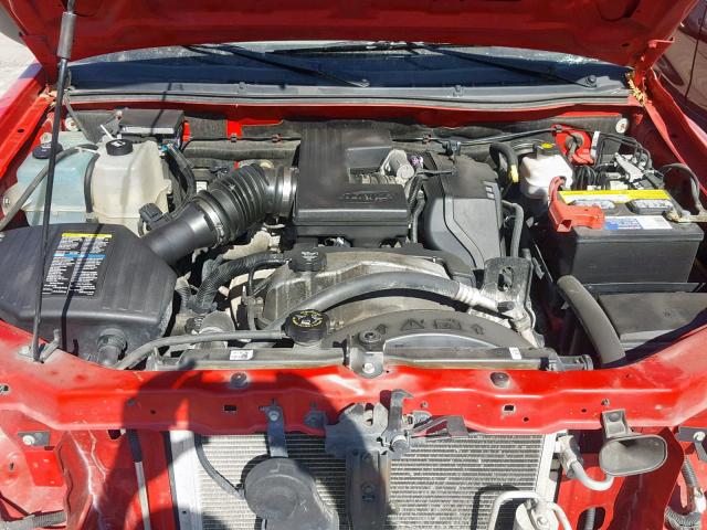 1GCCS14EX88203090 - 2008 CHEVROLET COLORADO RED photo 7