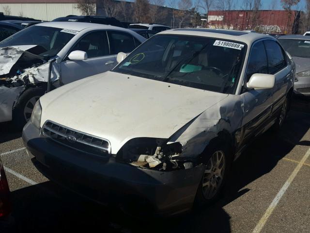 4S3BE896027208308 - 2002 SUBARU LEGACY OUT WHITE photo 2