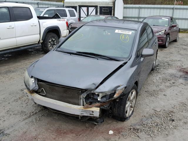 2HGFA16699H302521 - 2009 HONDA CIVIC GRAY photo 2