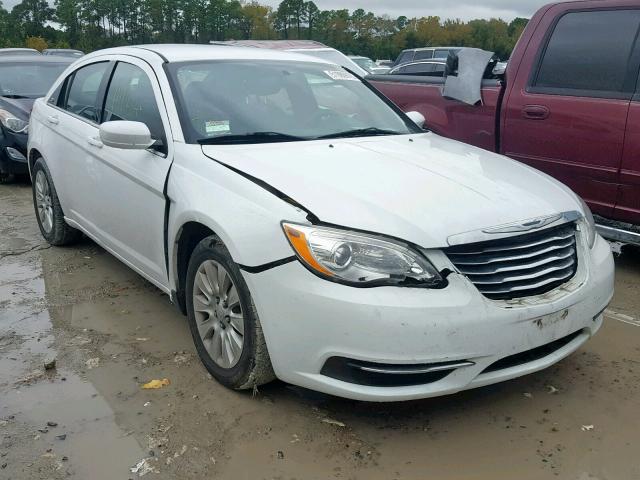 1C3BC4FB2BN562749 - 2011 CHRYSLER 200 LX WHITE photo 1