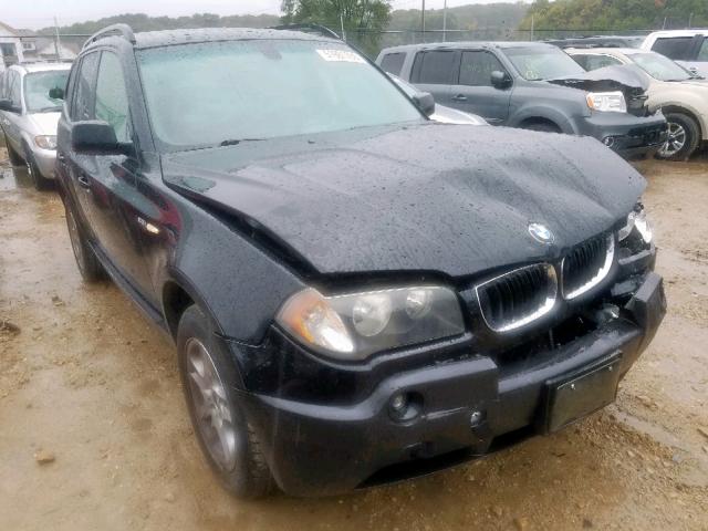 WBXPA734X5WC46115 - 2005 BMW X3 2.5I BLACK photo 1