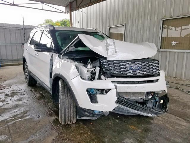 1FM5K8HT9KGA50219 - 2019 FORD EXPLORER P WHITE photo 1