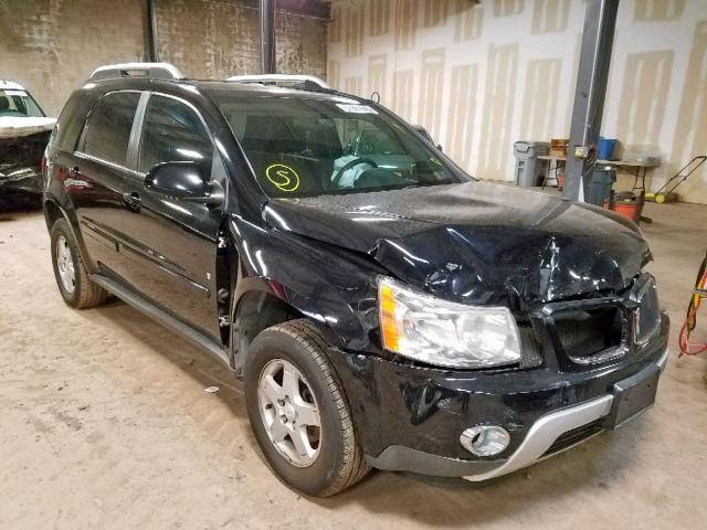 2CKDL43F886025255 - 2008 PONTIAC TORRENT BLACK photo 1