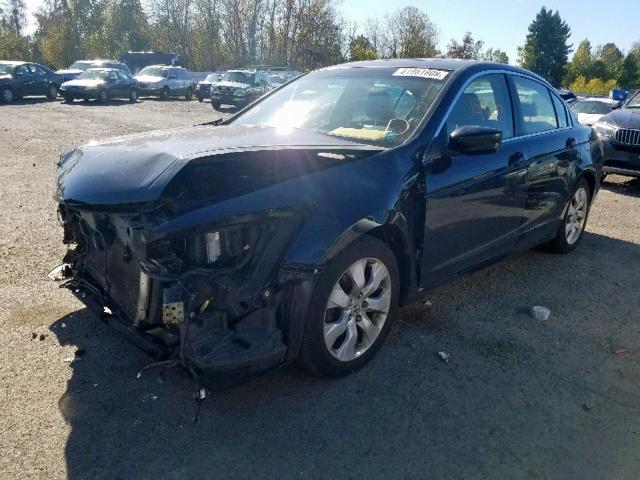 JHMCP26888C020801 - 2008 HONDA ACCORD EXL BLACK photo 2