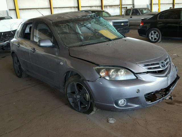 JM1BK143361458146 - 2006 MAZDA 3 HATCHBAC GRAY photo 1