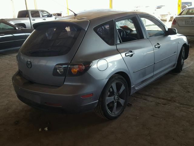 JM1BK143361458146 - 2006 MAZDA 3 HATCHBAC GRAY photo 4