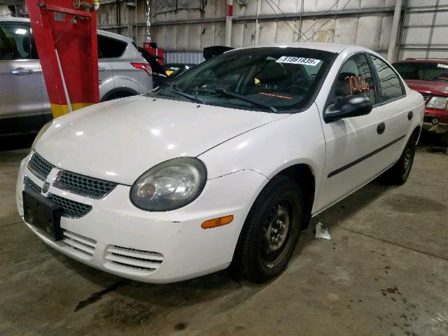 1B3ES26CX3D199568 - 2003 DODGE NEON SE WHITE photo 2