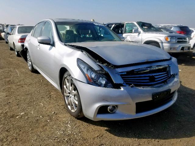 JN1CV6AP2AM201067 - 2010 INFINITI G37 BASE SILVER photo 1