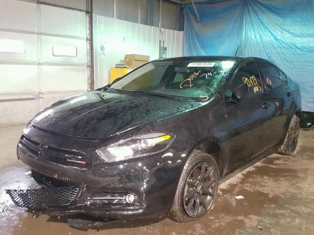 1C3CDFBA3DD307420 - 2013 DODGE DART SXT BLACK photo 2