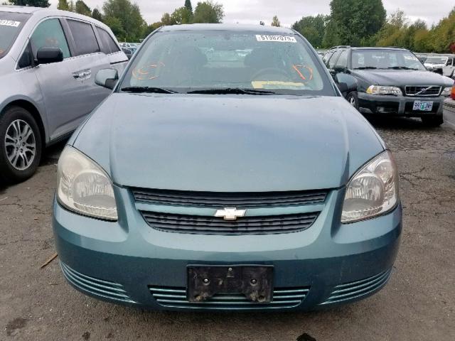 1G1AT58H897142404 - 2009 CHEVROLET COBALT LT GREEN photo 9