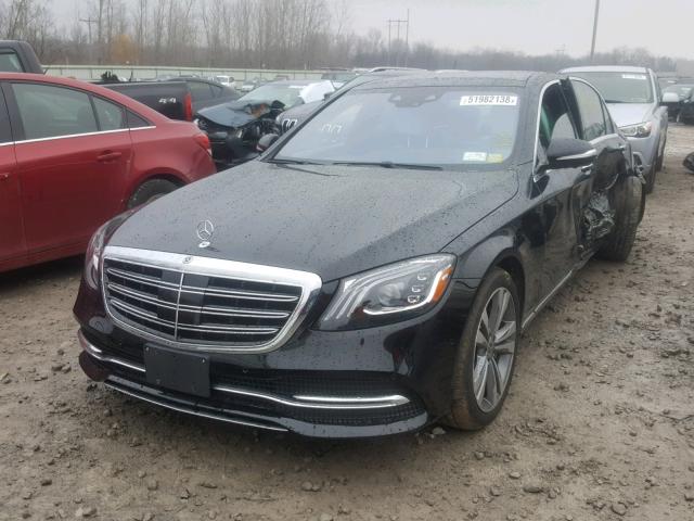 WDDUG8GB3JA381072 - 2018 MERCEDES-BENZ S 560 4MAT BLACK photo 2