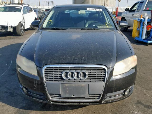 WAUAH78EX7A083248 - 2007 AUDI A4 3.2 BLACK photo 9