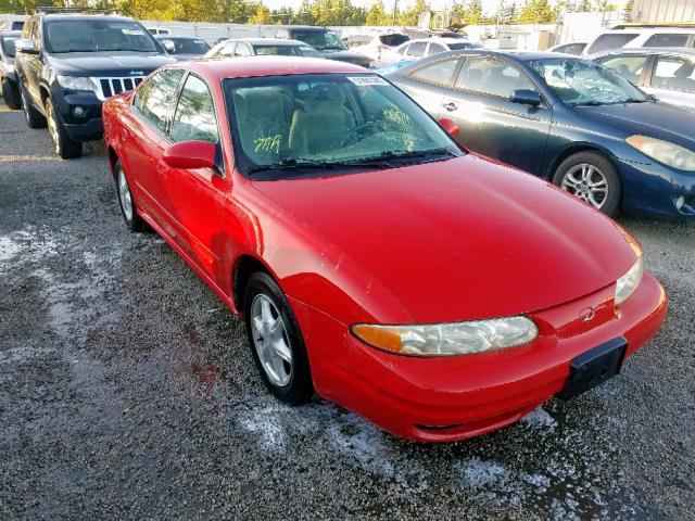 1G3NL52T31C222923 - 2001 OLDSMOBILE ALERO GL RED photo 1