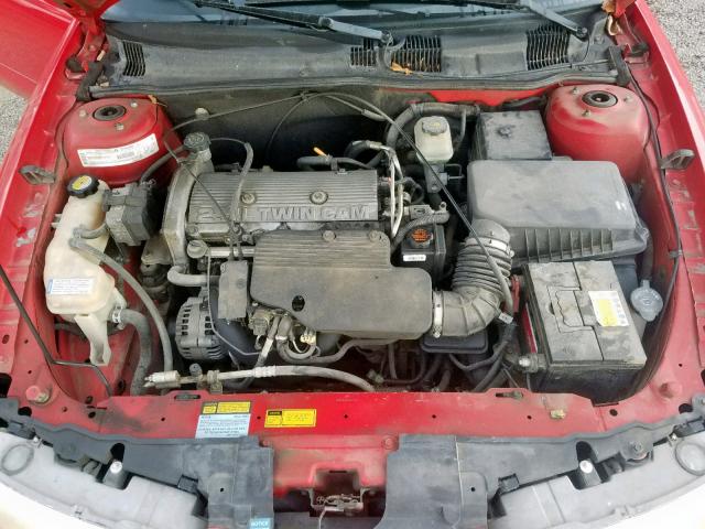 1G3NL52T31C222923 - 2001 OLDSMOBILE ALERO GL RED photo 7