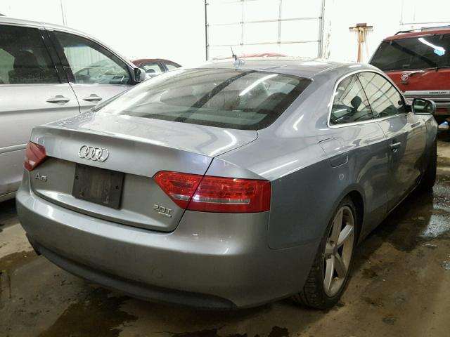 WAULFAFR8AA063265 - 2010 AUDI A5 PREMIUM GRAY photo 4